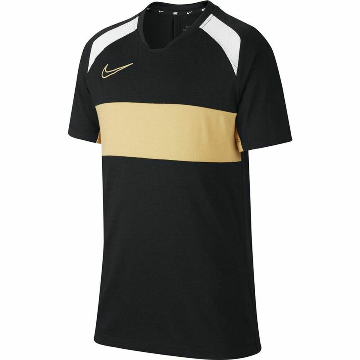 Camiseta de manga corta para hombre Nike Dri-FIT Negra