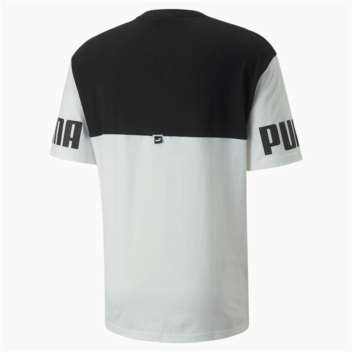 Camiseta deportiva de manga corta Puma Power Colorblock Negra