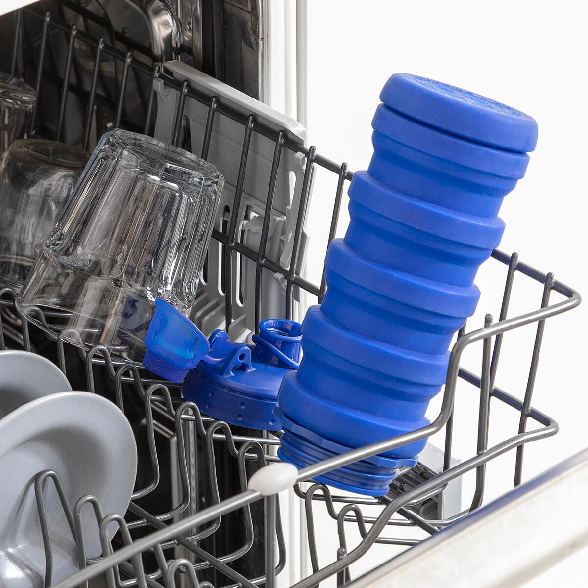 Botella Plegable de Silicona Bentle InnovaGoods – Compacta, Ligera y Portátil